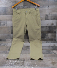 Lululemon Pants Mens 31 Khaki ABC Classic Fit Tech Canvas Stretch Golf Chino picture