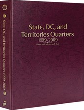 Whitman Prestige™ State/DC/Territories Quarters: 1999-2009 Date/Mintmark Set Alb picture