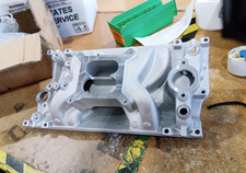 Satin Intake Manifold for 1996-2002 5.7L/350 Chevy Small Block Gen I Vortec picture