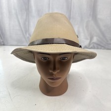 STETSON GABLE All-Weather Poplin Safari Hat Water Repellent 150th Anniversary XL picture