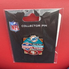 49ers vs. Dolphins Game Day Pin - 2026 Season Opener 9/20/2026 picture