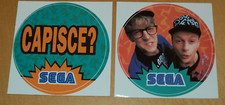 Rare 2x 1993 SEGA press promo sticker SMS Genesis Game Gear sonic megadrive MD picture