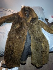Antique 1900s BEARSKIN Fur Coat E Slawik Co St Paul Minn picture