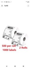 2 Rolls 1000 Labels 4x6 Thermal Labels for Zebra And Most Printers 4