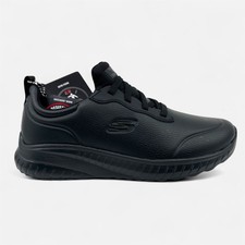 Skechers Squad Chaos SR Rodey Black Womens EH Slip Resistant Sneaker picture