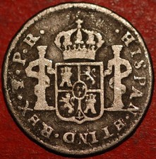1780 PTS PR Bolivia 1/2 Real Charles III KM# 51 picture