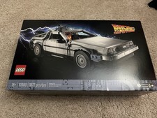 LEGO Icons Back to the Future Time Machine Model Car Set 10300 NEW SEALED NIB picture