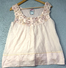 Yoana Baraschi Top Womens 6 Anthropologie Embellished Lined Sleeveless NWOT picture