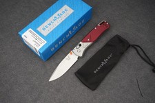 Benchmade 535-09 Bugout Folding Knife, Grey/Redstone Aluminum & Richlite Handle, picture