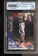 1993-94 Michael Jordan Upper Deck SE USA Trade #USA5 Gem Mint 10 Bulls MVP HOF picture