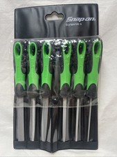 Snap-on 6-piece Green Soft Grip Handle Miniature File Set Model SGFMN106G picture