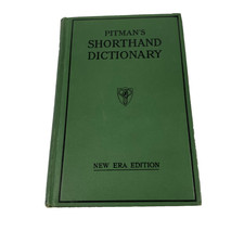 Vintage Pitman's Shorthand Dictionary Sir Isaac Pitman 11th New Era Hardcover picture