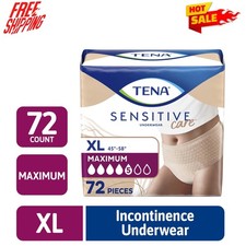 TENA Sensitive Care Women's Maximum Underwear XL 72 Count picture
