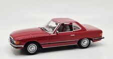 Mercedes-Benz 350 SL Cabriolet Hard Top Minichamps 1/43 Diecast – Red. WOW RARE picture
