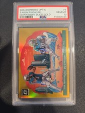 2024 Donruss Optic Tagovailoa/Hill Downtown Duos-Gold 1/10 PSA GEM MT 10 #7... picture