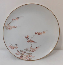 LOT OF 6 Fukagawa Hand Painted Arita MAPLE SALAD PLATES 7 5/8