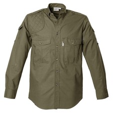 TAG SAFARI Mens Shooter Long Sleeve Moss Shirt (MS-041L/S-P867-M) picture
