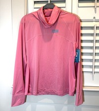 Coolibar Women’s Large Sailing Tee Long Sleeve Pink NWT picture