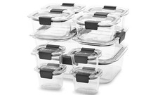 Rubbermaid Brilliance 22pc Plastic Food Storage Container Set Clear BEST New picture
