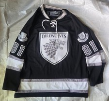 Geeky Jerseys Direwolves Westeros house Stark jersey sz 3xl picture