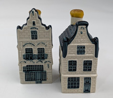 Delft Houses KLM by BOLS Blue Royal Distilleries Holland #16 & #20 Sealed&Empty picture