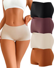 Women's Seamless Boy Short Underwear --  4 PACK  -- All Size,  picture