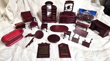 Restoration Project Damage Dollhouse Mini Furniture For Parts And Repairs #2 picture