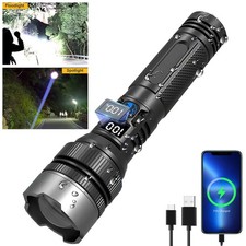 99000000Lumen Super Bright LED Flashlight Rechargeable Tactical Work Light Torch picture
