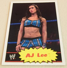 2012 Topps Heritage WWE - AJ Lee #1 (RC) picture