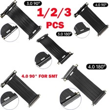 1/2/3Pcs For PCI-E 3.0/4.0 16x Riser Cable Graphics Card Extension Cables USA picture