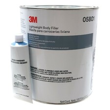 0.8 Gallon 3M Tack Free Lightweight Auto Body Filler with Hardener 05801 - Gray picture