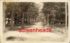 1938 RPPC PHOTO PAW PAW MICHIGAN 