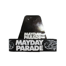 Mayday Parade Black & White Silicone Bracelet #B2094 picture