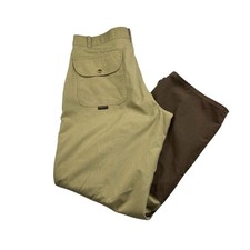 VTG Orvis Men's Canvas Gore-Tex Lined Brush Pants Khaki/Brown • USA • 36x31 picture