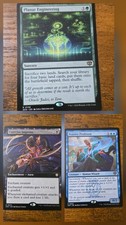 ​MTG 3x Rare Card Lot - Planar Engineering, Coercive Impetus, Pensive Professor picture