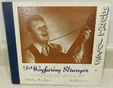 VTG Rare Burl Ives The Wayfaring Stranger Asch Records LP Record Set Of 3 picture
