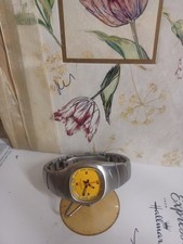 Vintage Nike Triax Armored II Watch Yellow Dial Stainless Steel Y2K 363216 picture
