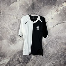 Netherlands KNVB Nike Total 90 Soccer Jersey Black White Vintage Y2K picture