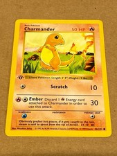 Pokemon Charmander 46/102 Base Set 1st Edition Shadowless 1999 WOTC picture