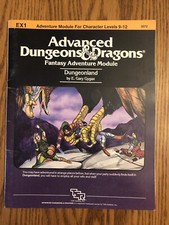NM- EX1 DUNGEONLAND 1983 Dungeons & Dragons 1st Edition Gary Gygax picture