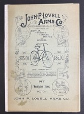 1890 THE JOHN P. LOVELL ARMS CO. BOSTON, MASS. RARE 1890 BICYCLE CATALOG picture