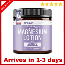 Magnum Solace Nighttime Magnesium Lotion with Arnica, 5 oz picture
