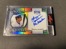 Reggie Jackson 2025 Leaf Yankee Doodle Auto /35 Mr. October Inscription picture