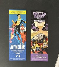 Invincible Omnibus / Battle Beast Promo Bookmark 2026 Image Comics 6” x 2