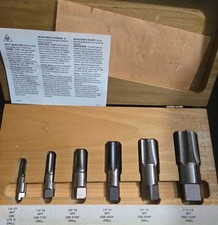 Snap-on TDP6 6 piece Standard Pipe Tap Set NPT picture