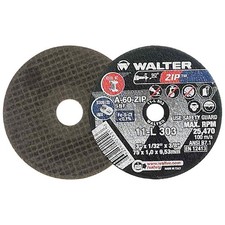 Walter Surface Technologies 3x1/32x3/8 A60 Cut-Off Wheels Steel/Stainless 25pk picture