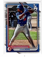 Zyhir Hope Los Angeles Dodgers 2024 Bowman Draft 1st Bowman picture