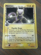 Pokemon TCG Mewtwo 24/110 Delta Species Non Holo EX Holon Phantoms Vintage picture