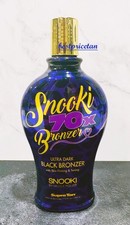 Supre SNOOKI 70X Ultra Dark Black Bronzer Skin Firm Tone Tanning Lotion 12.25oz picture