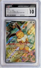 Pokemon TCG: CGC 10 - Eevee 173 Black Star Promo - Prismatic Evolutions picture